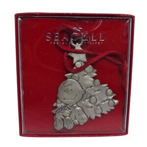 Seagull  Pewter Charlie Brown Snoopy Christmas Ornament Peanuts Collection tree